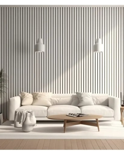 Panou decorativ 3D Riflaj Groove, ambient living modern