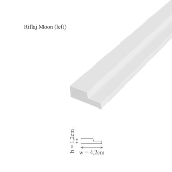 Profil stânga pentru riflaje decorative