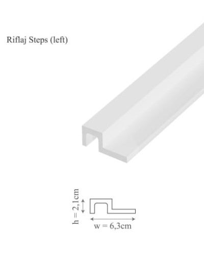 Profil sânga pentru panoul decorativ Steps - 6.3x2.1x250 cm, Manavi