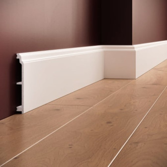 Plinta decorativa din polimer rigid S32 - 200 X 12 X 1.5 cm