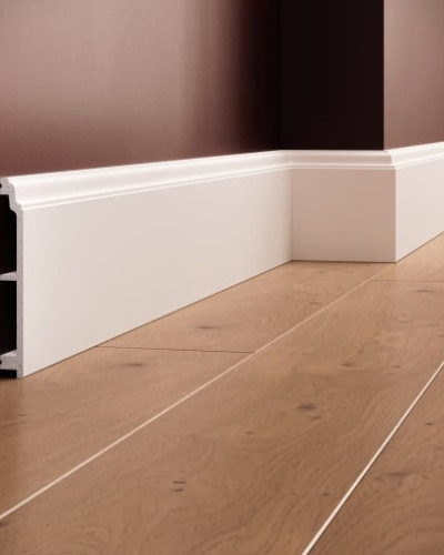 Plinta decorativa din polimer rigid S32 - 200 X 12 X 1.5 cm