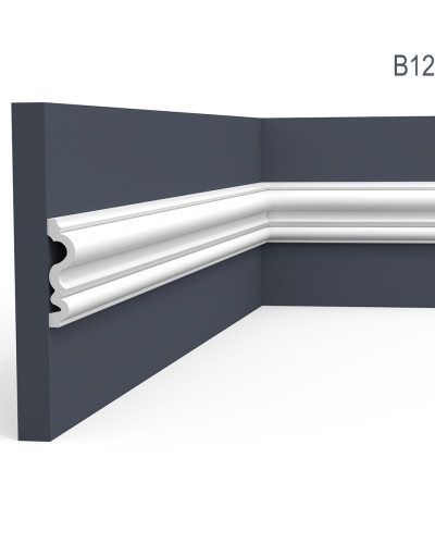 Brauri decorative Manavi MNV-B12-7.9x2x200, material: Polimer rigid