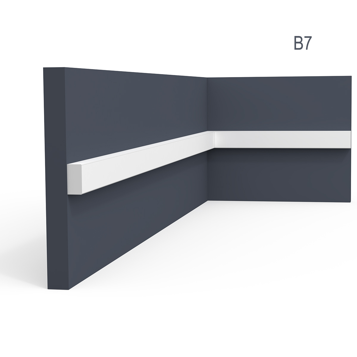 Brauri decorative Manavi MNV-B7-2x1x200, material: Polimer rigid