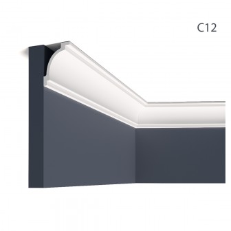 Cornișe tavan Manavi MNV-C12-5x7x200, material: polimer rigid