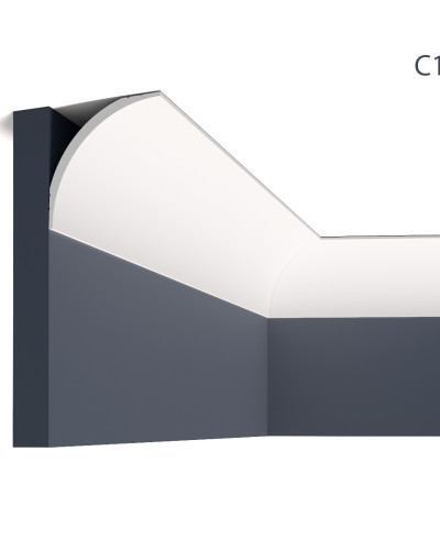 Cornisa decorativa din polimer rigid C16