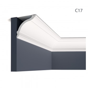 Cornișe tavan Manavi MNV-C17-9.3x9.5x200, material: polimer rigid