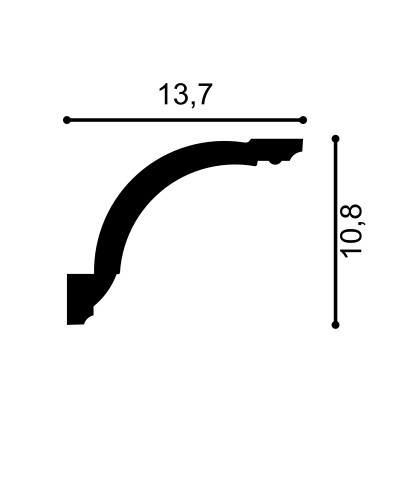 Profile Decorative Manavi MNV-C746 - 10.8x13.7x200. Conține culorile: