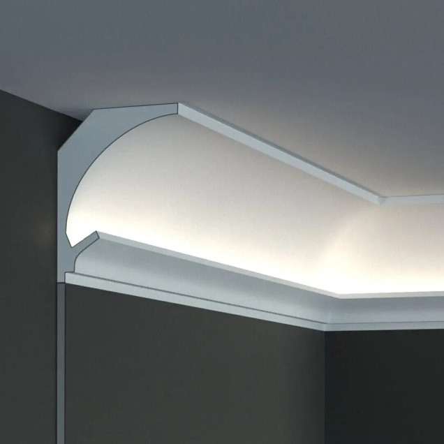 Profil decorativ pentru banda LED, iluminare ambientala