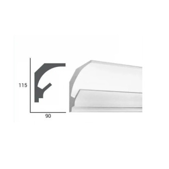 Profile Decorative Manavi MNV-KD201-11.5x9x115. Conține culorile: