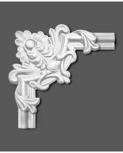 Chenar decorativ din poliuretan cu design floral