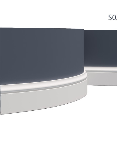 Plinte decorative Manavi MNV-S5-8x1.2x200Flex, material: Polimer rigid