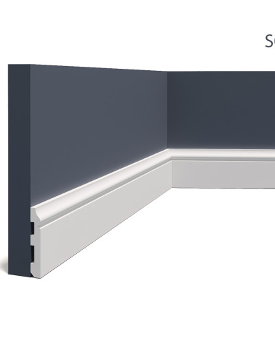 Plinte decorative Manavi MNV-S5-8x1.4x200, material: Polimer Rigid