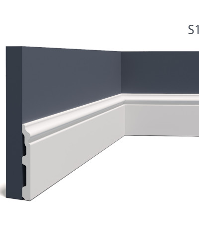 Plinte decorative Manavi MNV-S13-12x1.5x200, material: Polimer rigid