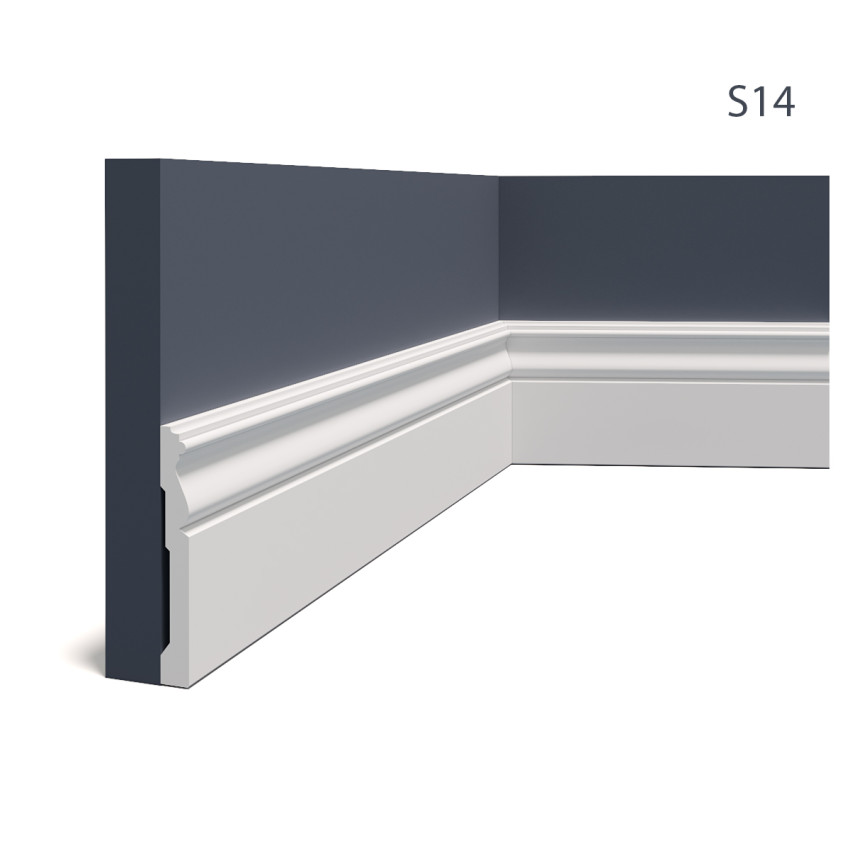 Plinte decorative Manavi MNV-S14-12x1.6x200, material: Polimer rigid