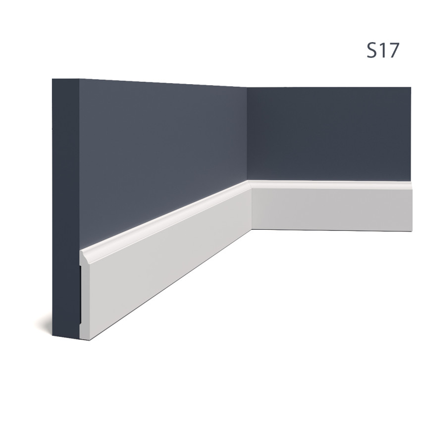 Plinte decorative Manavi MNV-S17-8.2x1.1x200, material: Polimer rigid