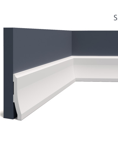 Plinte decorative Manavi MNV-S21-12x2.5x200, material: Polimer rigid