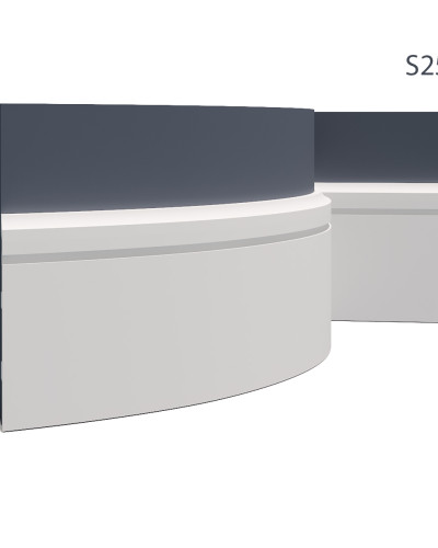 Plinte decorative Manavi MNV-S25-16x1.6x200Flex, material: Polimer rigid