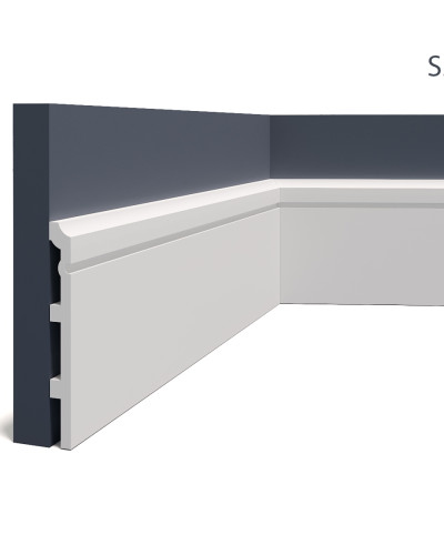 Plinte decorative Manavi MNV-S25-16x1.5x200, material: Polimer rigid
