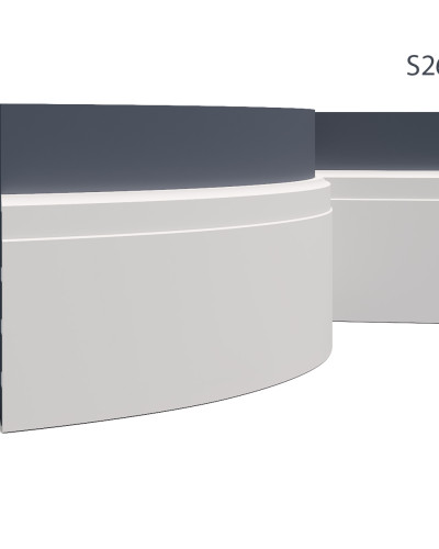 Plinte decorative Manavi MNV-S26-17.5x1.8x200Flex, material: Polimer rigid