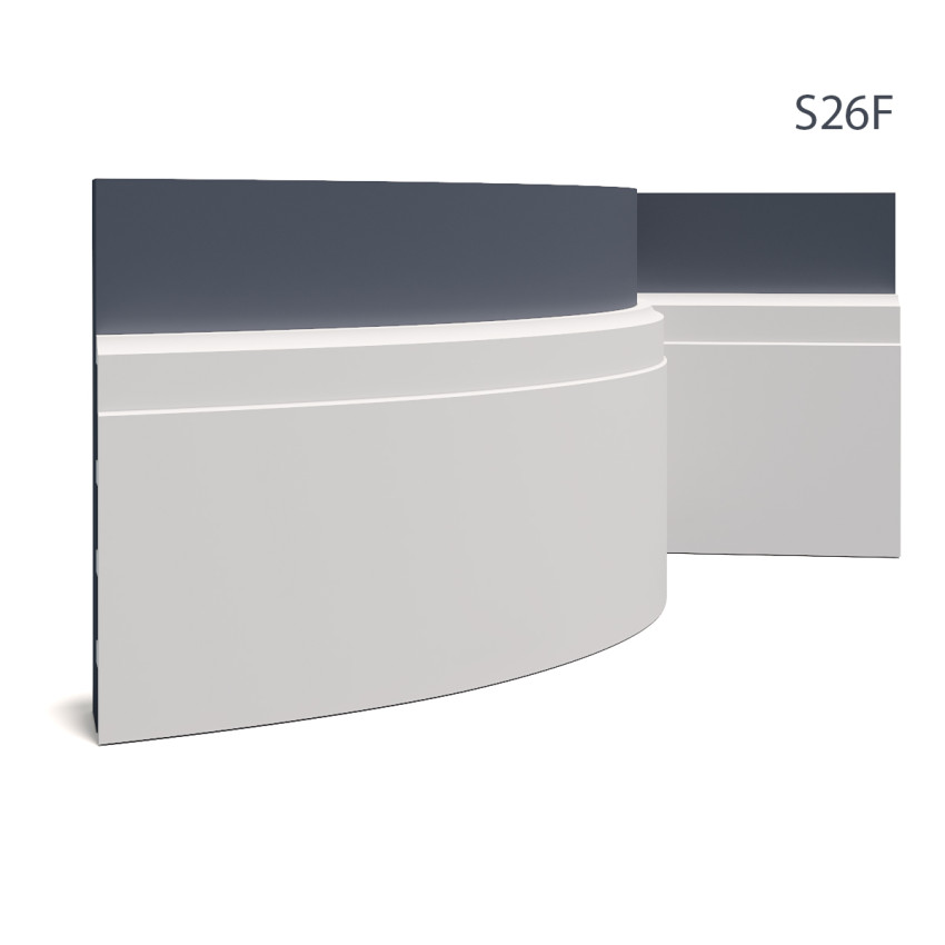 Plinte decorative Manavi MNV-S26-17.5x1.8x200Flex, material: Polimer rigid