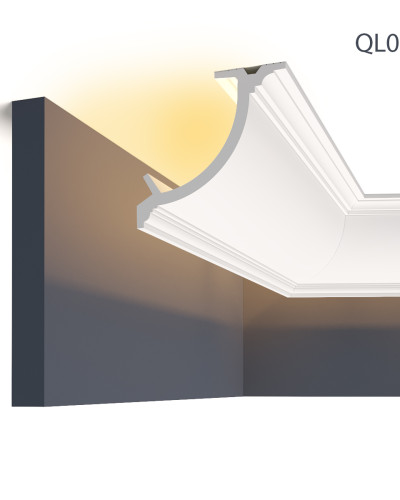 Scafe tavan (iluminat indirect, LED) Mardom Decor MRD-QL027, material: PolyForce