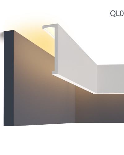 Scafe tavan (iluminat indirect, LED) Mardom Decor MRD-QL035T, material: PolyForce