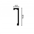 Cornisa mascare galerie pentru LED QL036, 240 X 14.8 X 4.6 cm, Mardom Decor