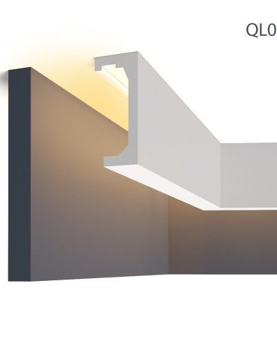 Scafe tavan (iluminat indirect, LED) Mardom Decor MRD-QL046T, material: PolyForce
