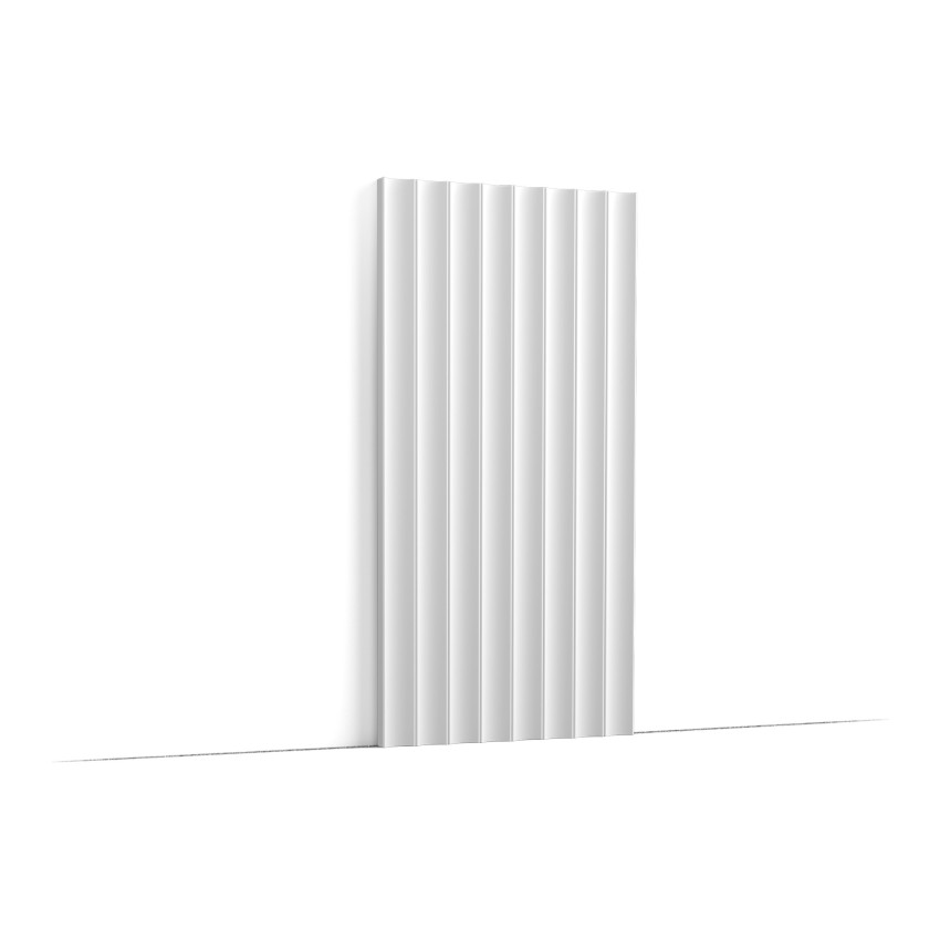 Panou decorativ 3D cu riflaje verticale