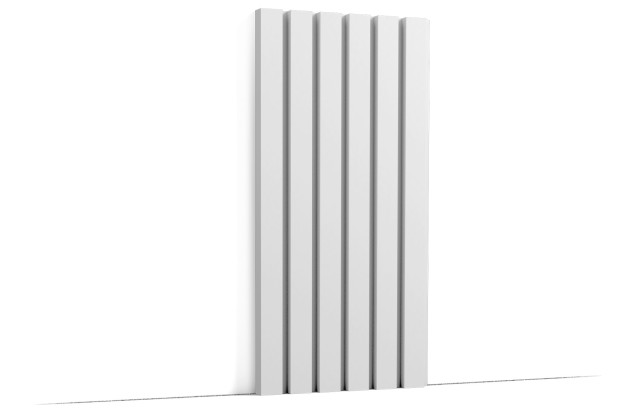 Panou decorativ riflaj 3D, 200 x 25 x 2 cm | XTDeco
