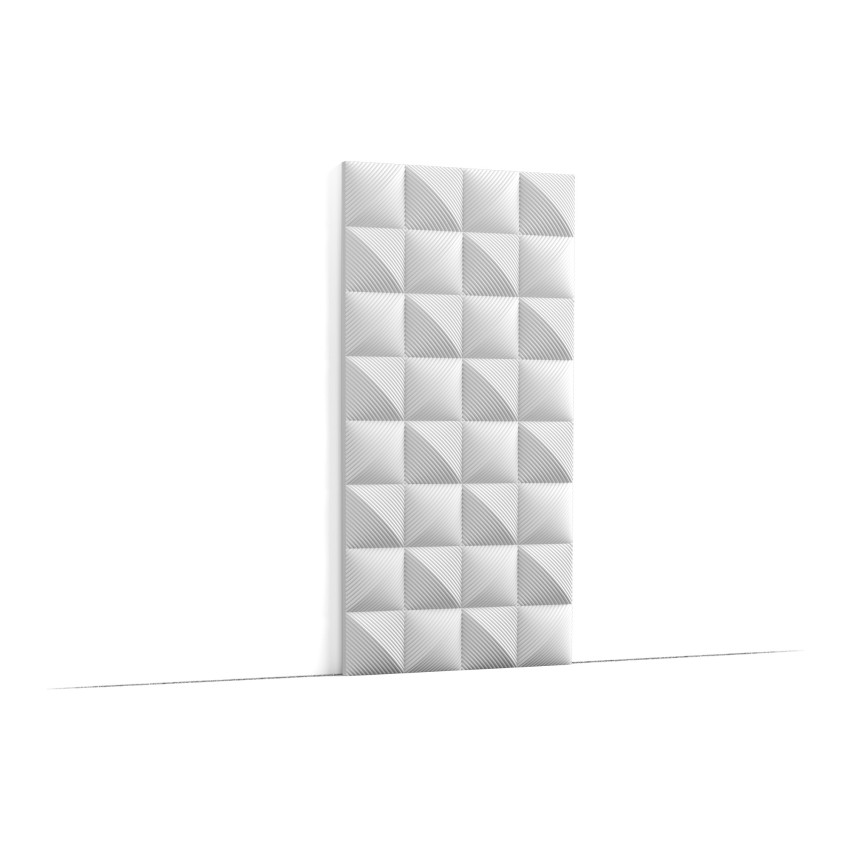 Panou decorativ 3D COBBLE cu design geometric