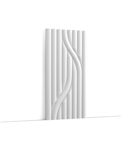 Panou decorativ 3D riflat cu model ondulat