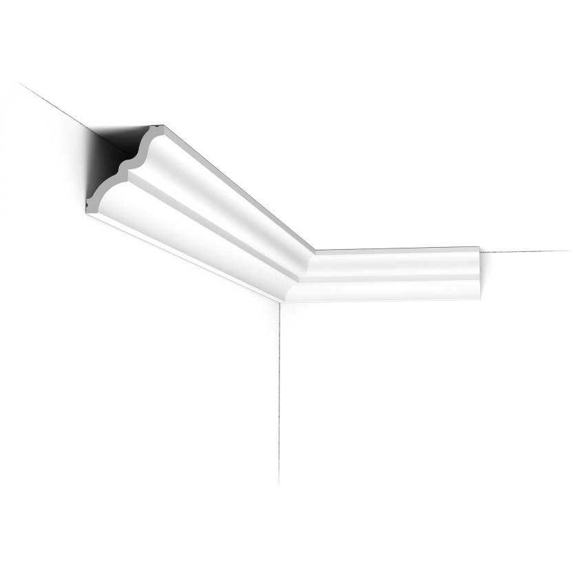 Cornisa decorativa alba pentru tavan