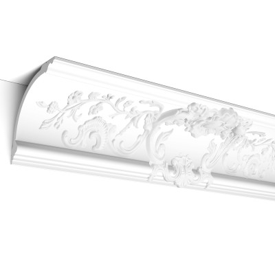 Cornisa decorativă tavan cu design floral
