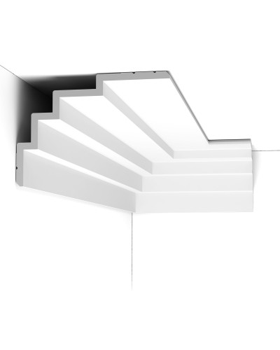 Cornisa decorativa moderna pentru iluminat indirect