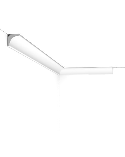Cornisa decorativa tavan, profil alb, design interior