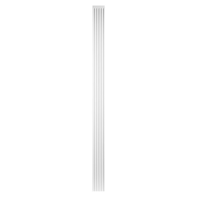 Profil decorativ vertical alb