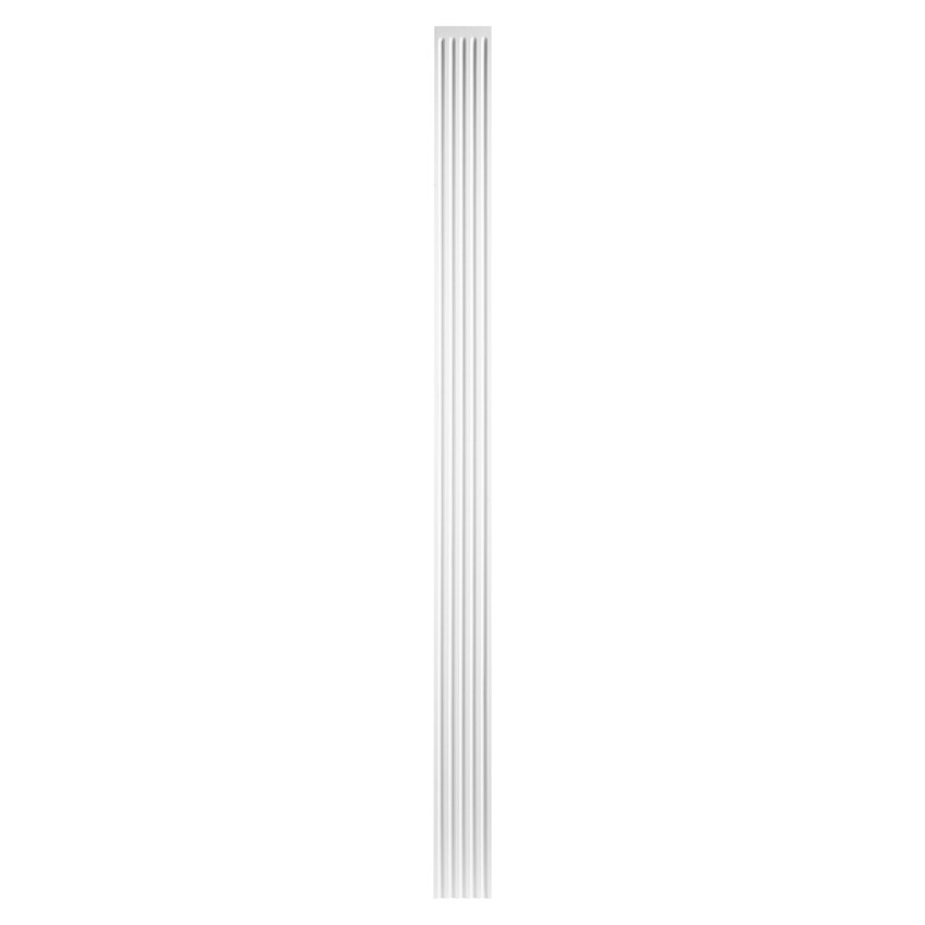 Profil decorativ vertical alb