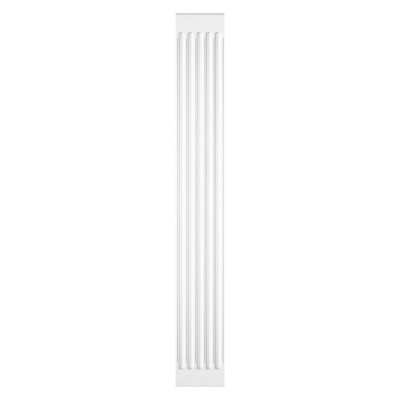 Pilastru decorativ alb, dimensiuni 27x2.9x200 cm