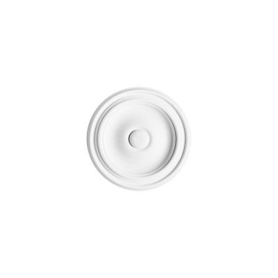 Rozeta decorativă albă, diametru 26 cm