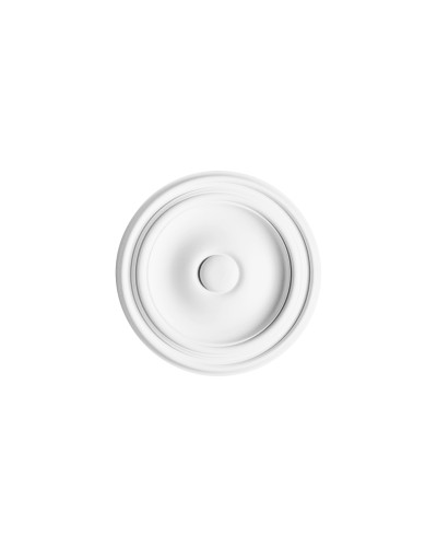 Rozeta decorativă albă, diametru 26 cm