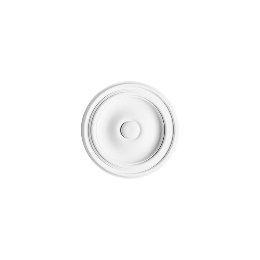 Rozeta decorativă albă, diametru 26 cm