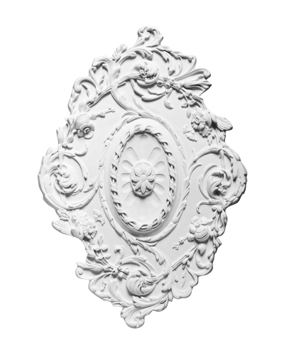 Rozetă decorativă cu design floral complex