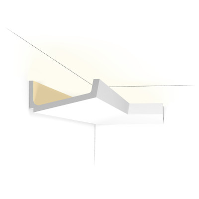 Cornisa decorativa pentru iluminat indirect cu LED