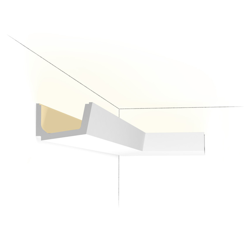 Cornisa decorativa pentru iluminat indirect