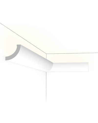 Cornisa decorativa alba pentru iluminat indirect