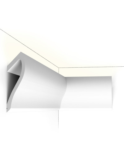 Cornișă decorativă tavan cu design curbat