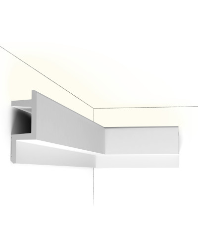 Scafa decorativă modernă pentru iluminat indirect cu LED