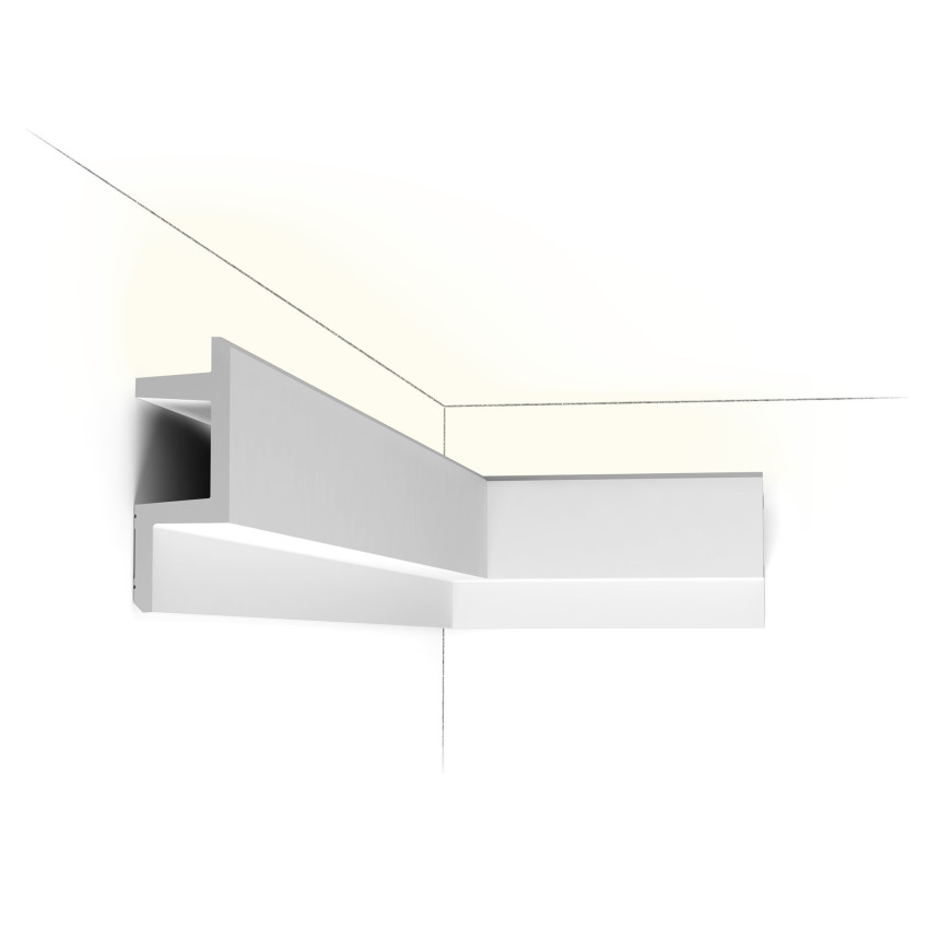 Scafa decorativă modernă pentru iluminat indirect cu LED