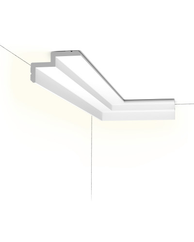 Profil decorativ pentru scafa tavan cu iluminare LED indirecta
